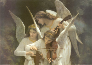 william adolphe bouguereau angels playing violin