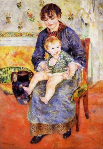  Pierre-Auguste Renoir - Mother and Child